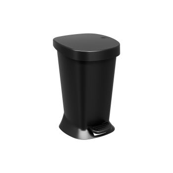 LIXEIRA C/PEDAL NEW SQUARE 5 L-PT